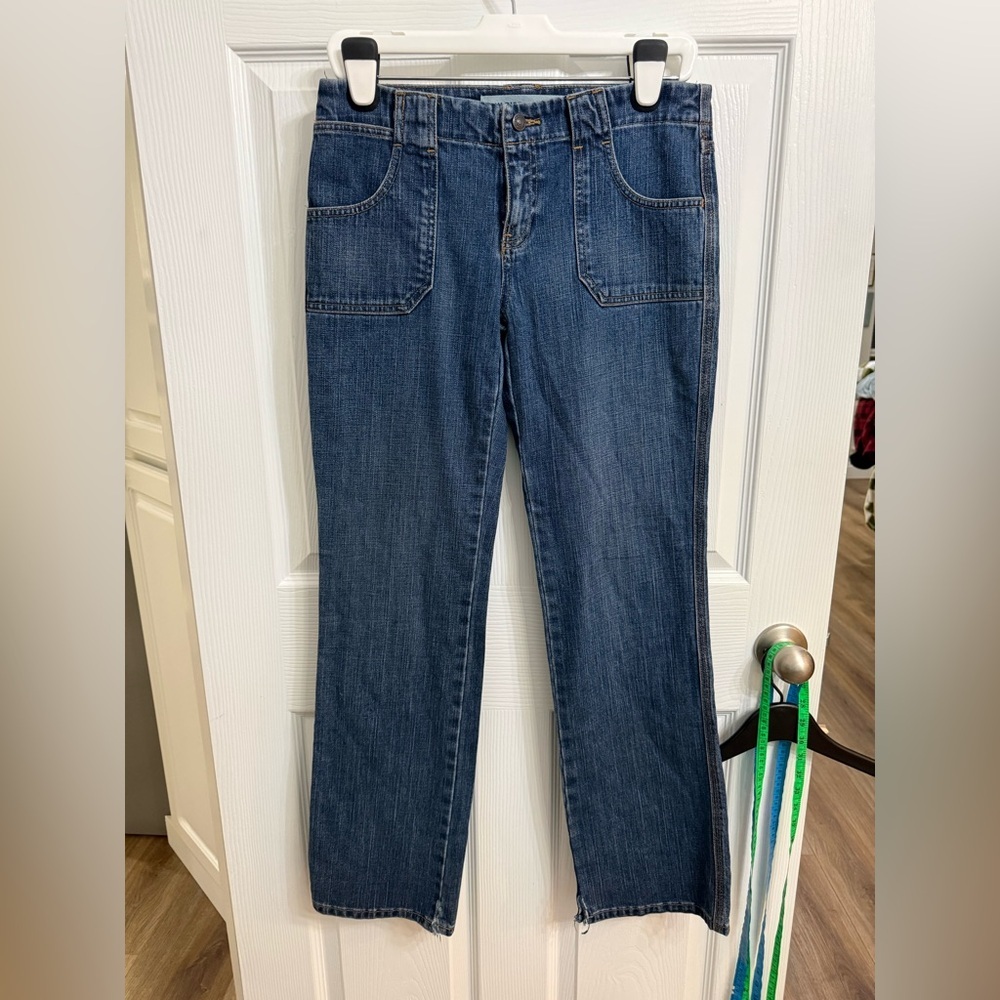 Vintage Gap Low Rise Bootcut Jeans Y2K Stretch Denim 32” Inseam Cowgirl Grunge